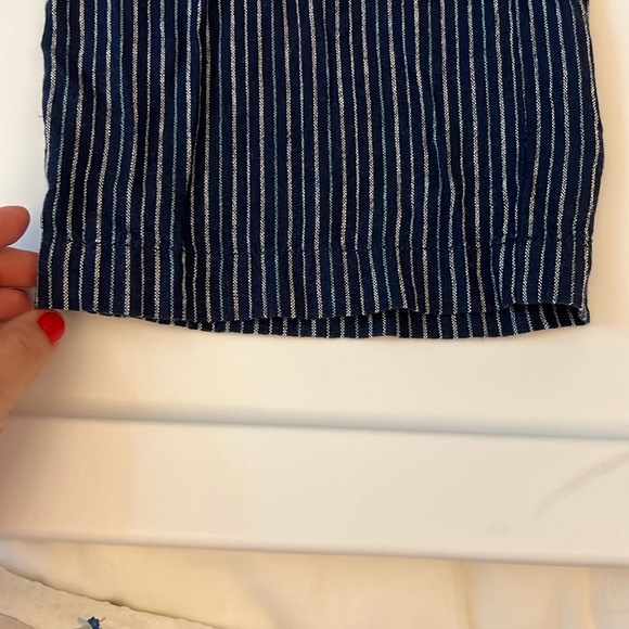 Old Navy Blue Striped Jumpsuit with Pockets - Picture 8 of 10